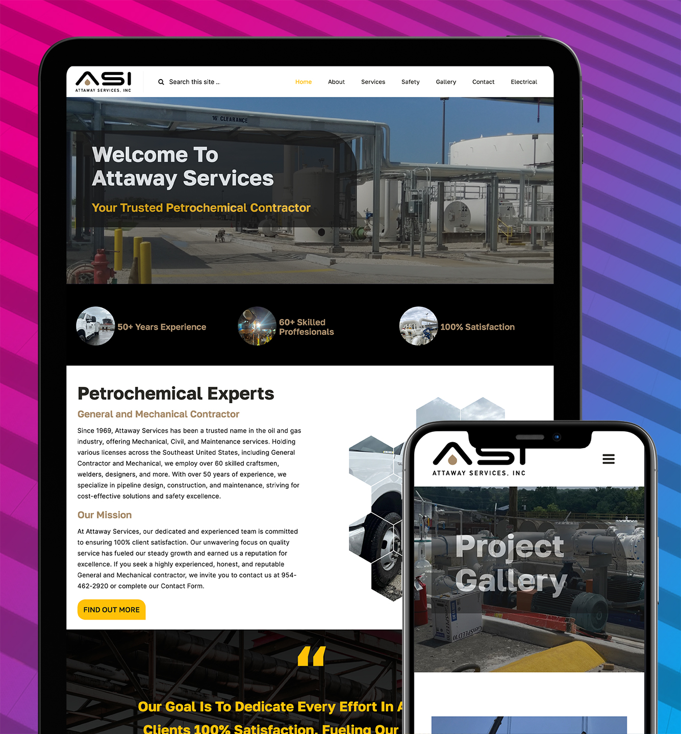 Attaway Services Brand redesign
