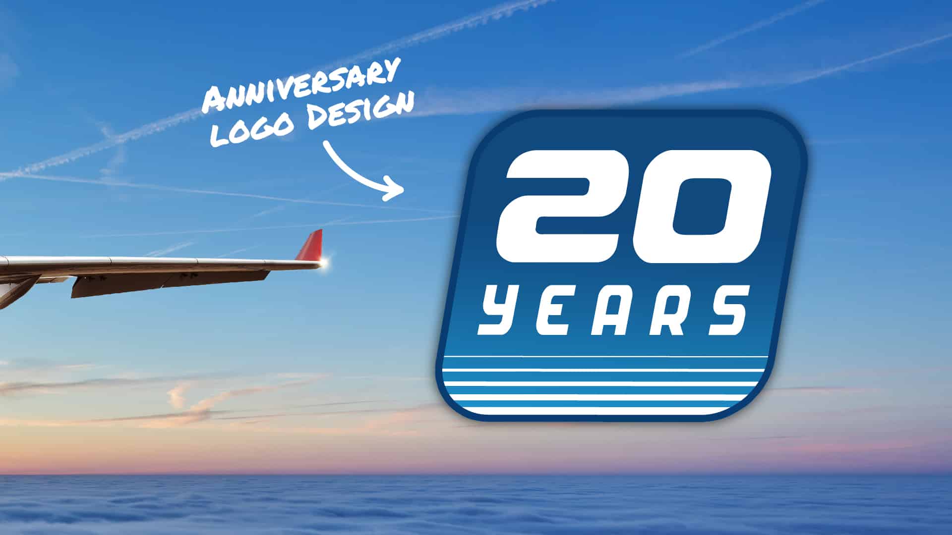 CTS Engines 20 year anniversary logo design
