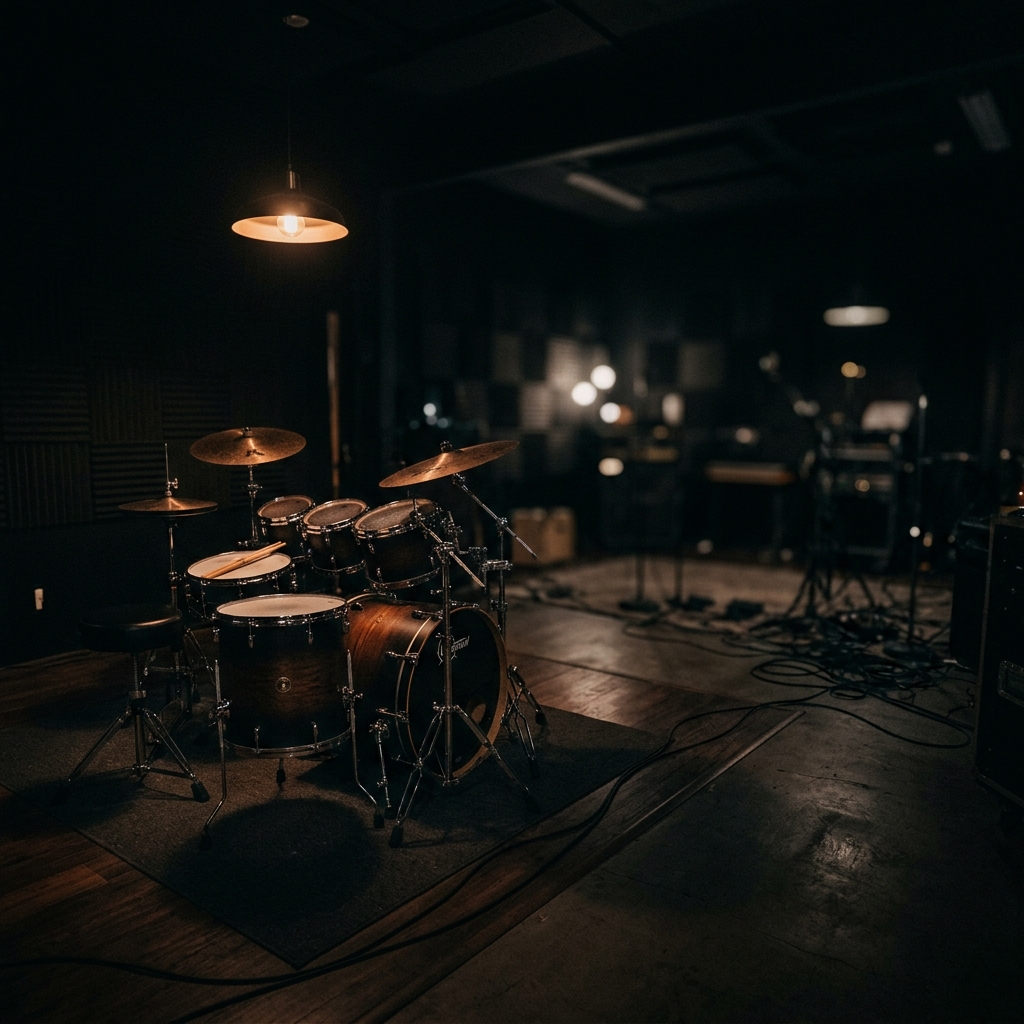 Drum camp offer visual
