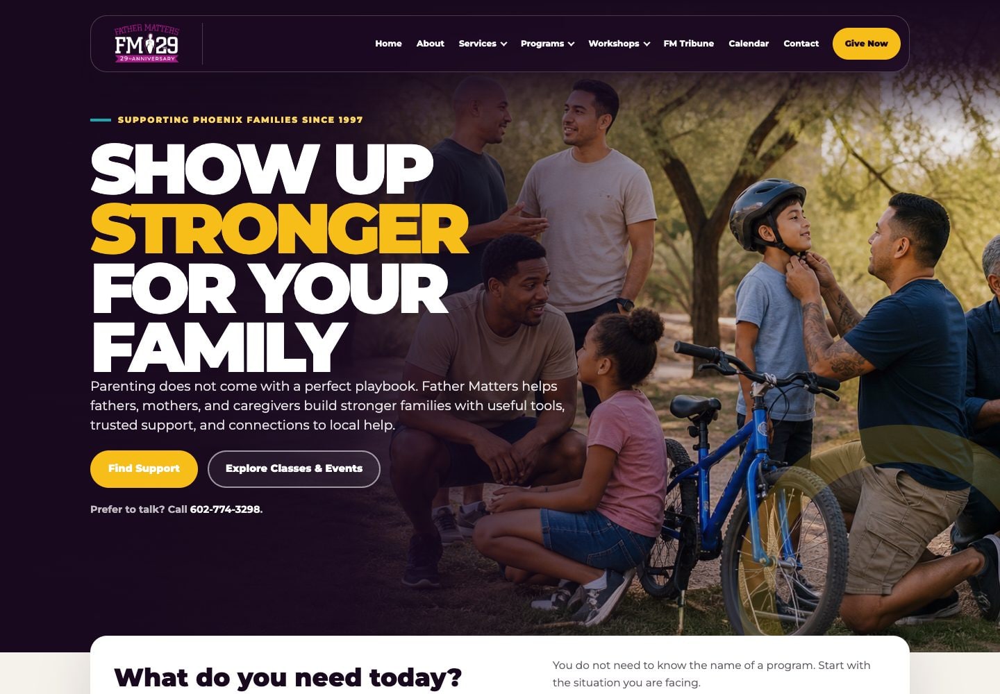 Father Matters — website and project preview