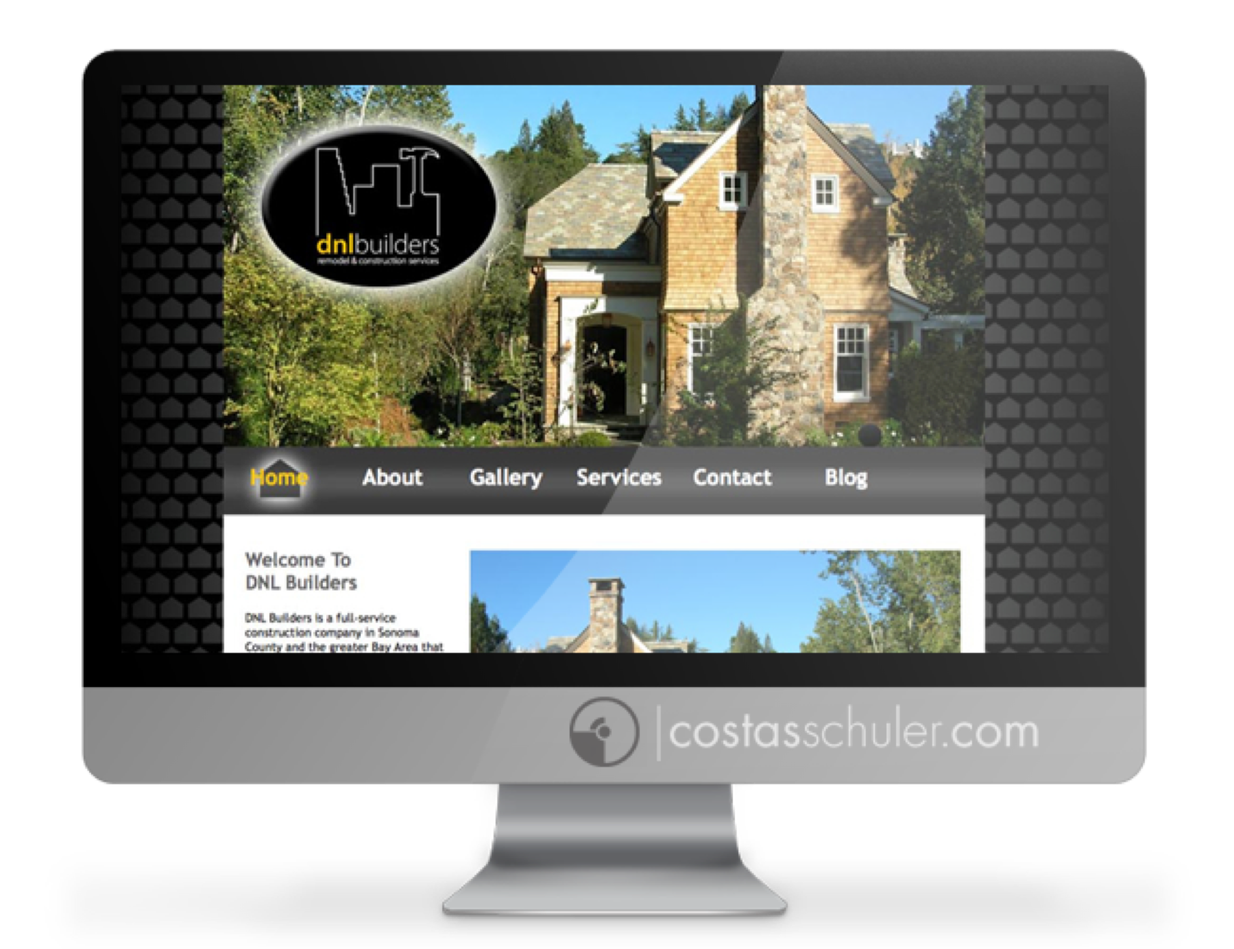 DNL Builders contractor website design by Envisionary Design
