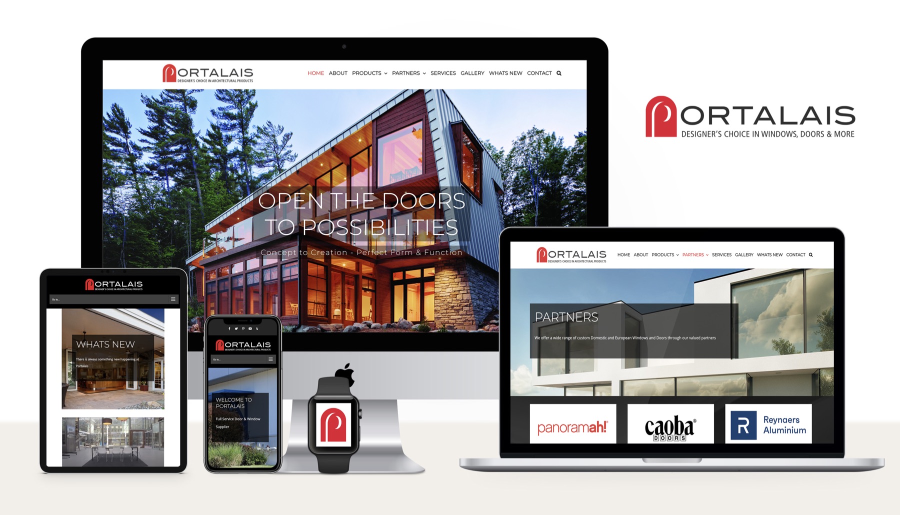 Portalais website design