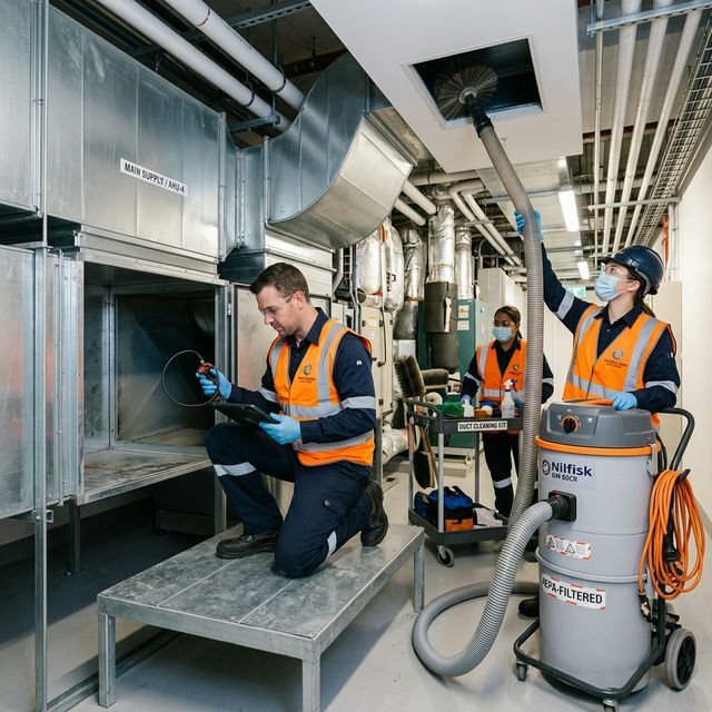 Environmental cleaning service page visual