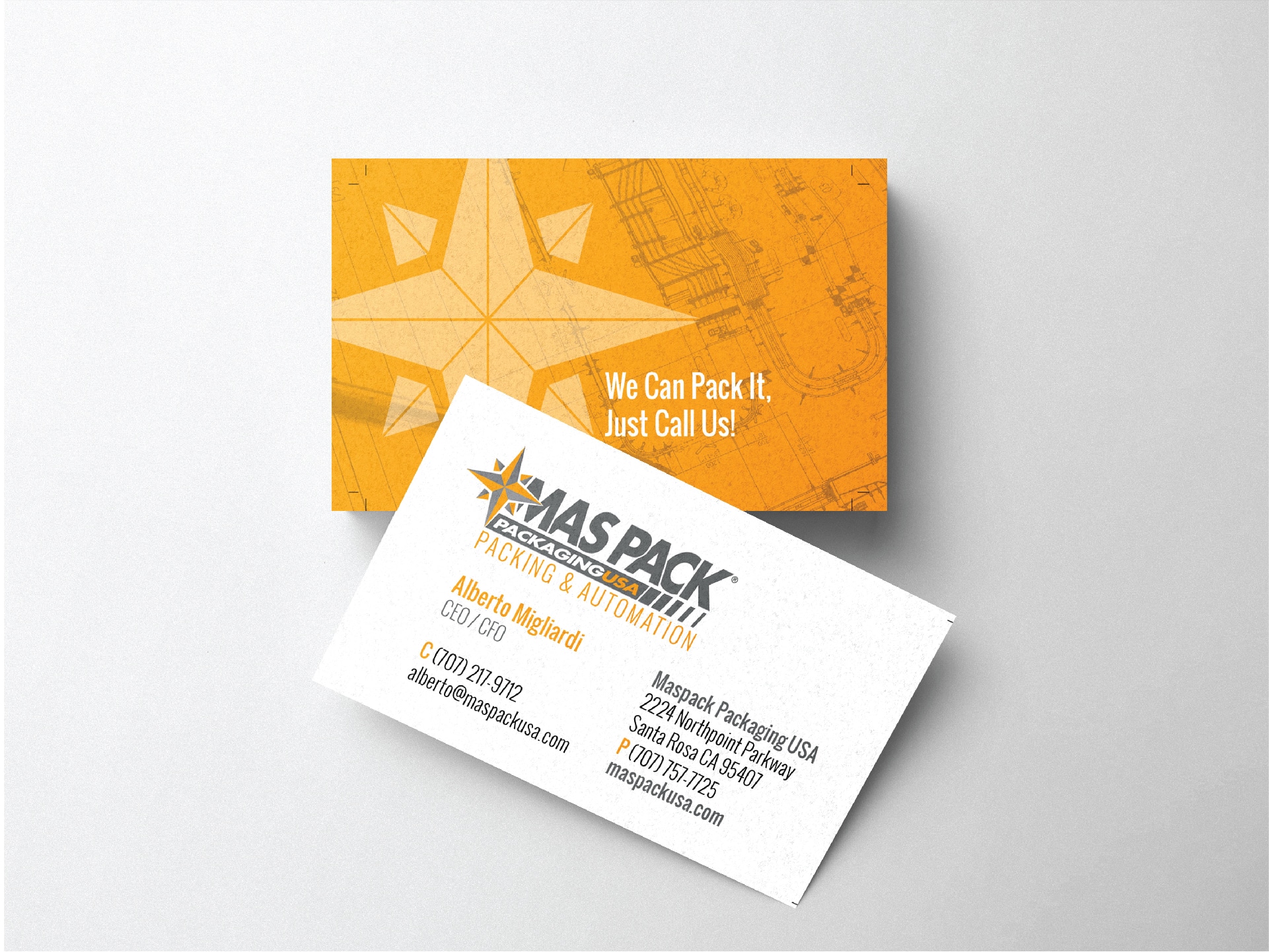 Maspack USA manufacturing brand system sample