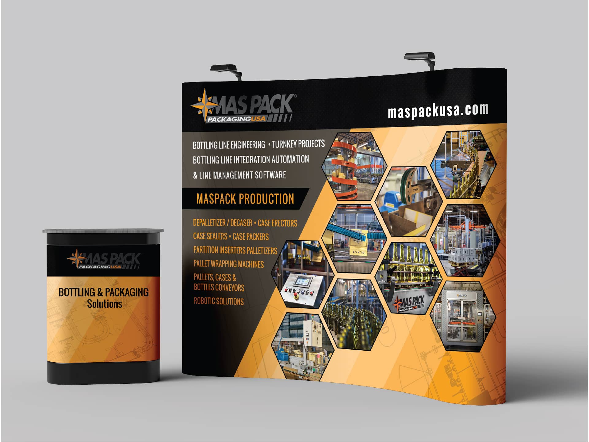 Maspack USA sales and brand collateral design