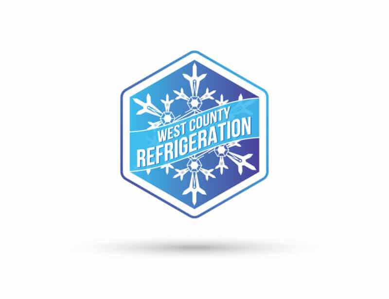 West County Refrigeration logo design by Envisionary Design in Fort Lauderdale