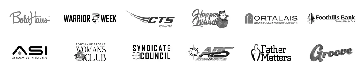 Client logos of brands that trust Envisionary Design in Fort Lauderdale